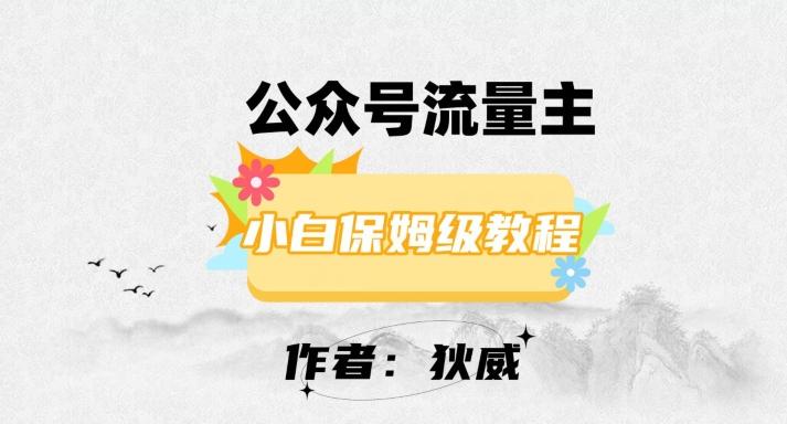 最新红利赛道公众号流量主项目，从0-1每天十几分钟，收入1000+【揭秘】-Ai创业网