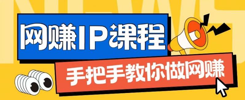 ip合伙人打造1.0，从0到1教你做网创，实现月入过万【揭秘】-Ai创业网