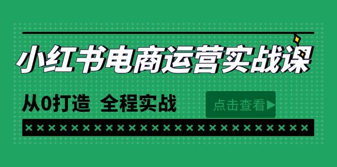 (9946期)最新小红书·电商运营实战课，从0打造  全程实战(65节视频课)-Ai创业网