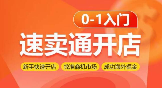 速卖通开店0-1入门，新手快速开店 找准商机市场 成功海外掘金-Ai创业网