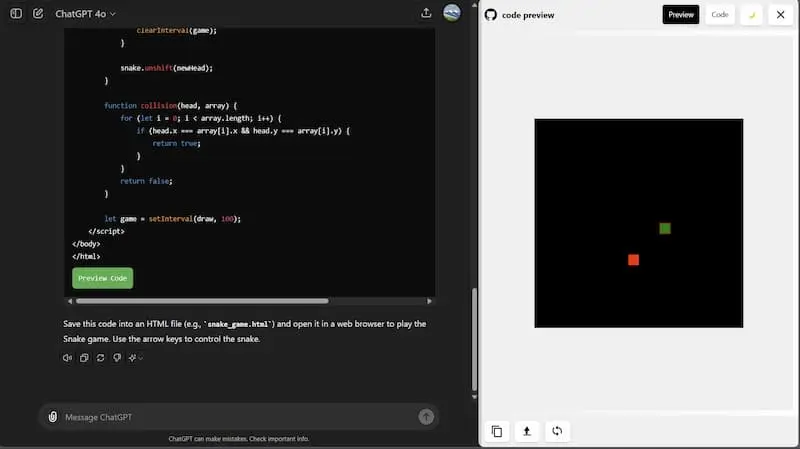 ChatGPT Code Preview｜AI编程预览工具-Ai创业网