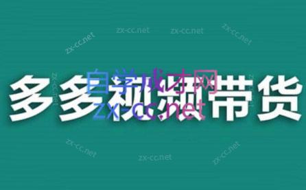 老贺·拼多多视频带货(更新至2024)-Ai创业网