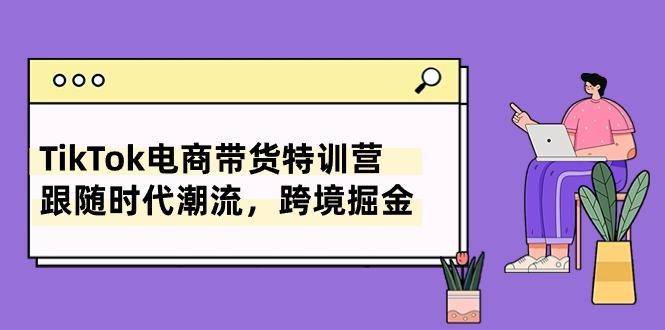 TikTok电商带货特训营，跟随时代潮流，跨境掘金(8节课-Ai创业网