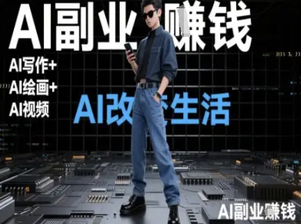 AI改变生活(Ai写作+AI绘画+Ai视频)，AI副业挣钱-Ai创业网