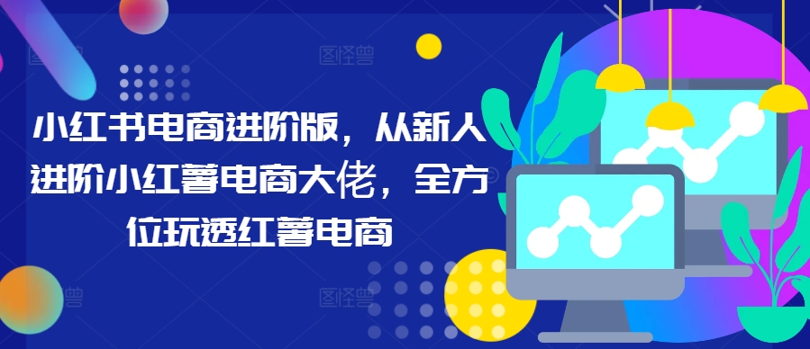 小红书电商进阶版，从新人进阶小红薯电商大佬，全方位玩透红薯电商-Ai创业网