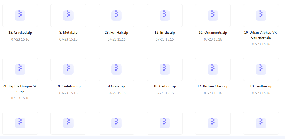 【素材分享】实用教程+素材 Zbrush与Blender表面纹理合集-Ai创业网