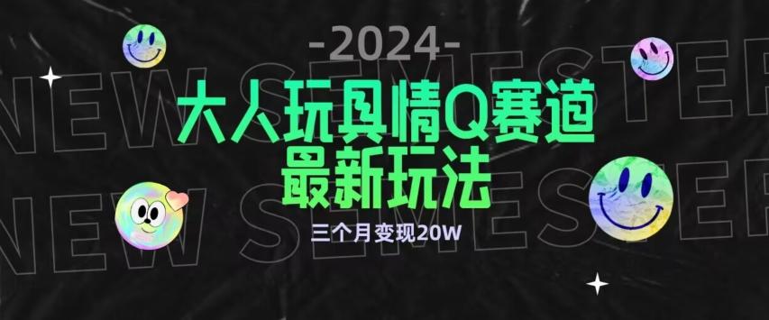 全新大人玩具情Q赛道合规新玩法，公转私域不封号流量多渠道变现，三个月变现20W【揭秘】-Ai创业网