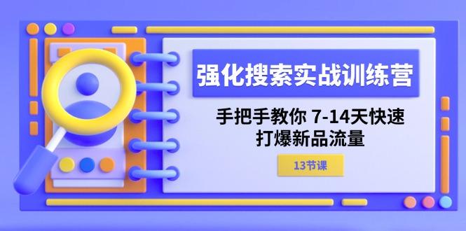 强化 搜索实战训练营，手把手教你 7-14天快速-打爆新品流量(13节课-Ai创业网