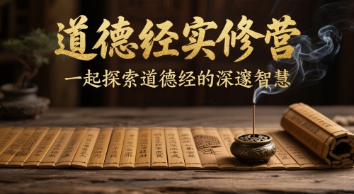 道德经实修营，一起探索道德经的深邃智慧-Ai创业网