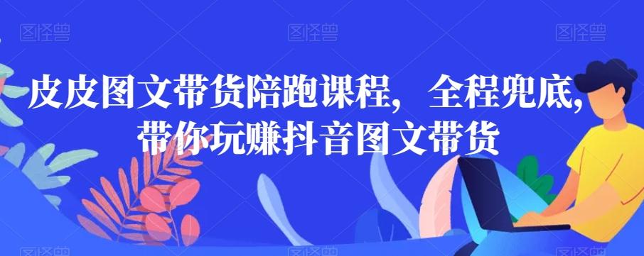 皮皮图文带货陪跑课程，全程兜底，带你玩赚抖音图文带货-Ai创业网