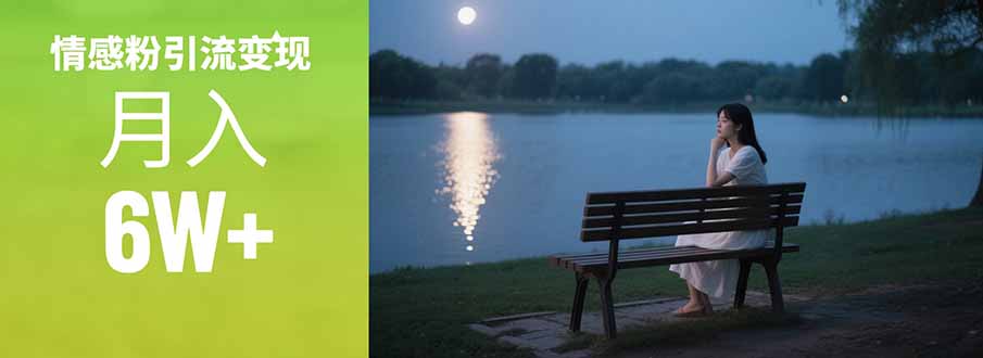 情感粉引流变现实操课：单月变现6w+，情感粉引流变现实操课-Ai创业网