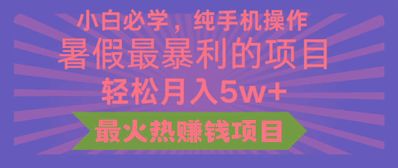 2024暑假最赚钱的项目，小红书咸鱼暴力引流简单无脑操作，每单利润最少500+-Ai创业网