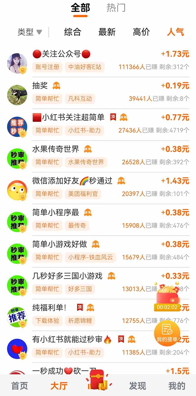 零撸小项目免费分享 点赞助力 无任何门槛 手机随时可做  单日收益200＋-Ai创业网