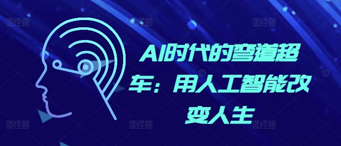 AI时代的弯道超车：用人工智能改变人生-Ai创业网