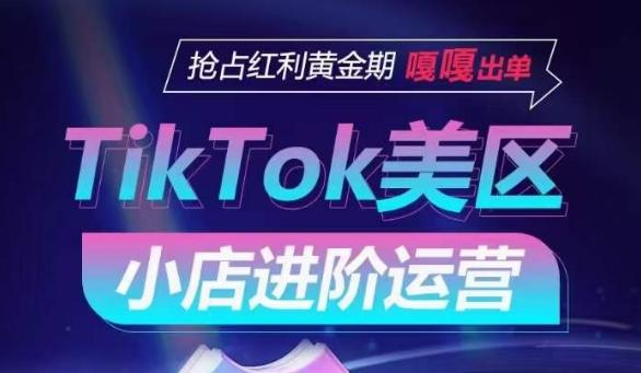 TikTok Shop美区小店进阶运营，抢占红利黄金期 嘎嘎出单-Ai创业网