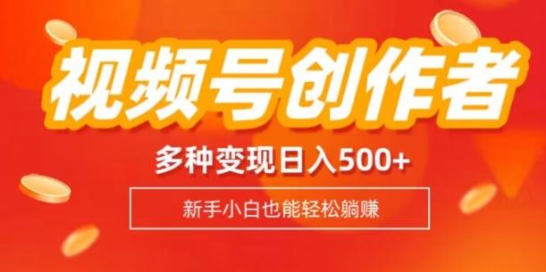 视频号创作者计划，多种变现方式，日入500+【内附1080g视频素材】-Ai创业网