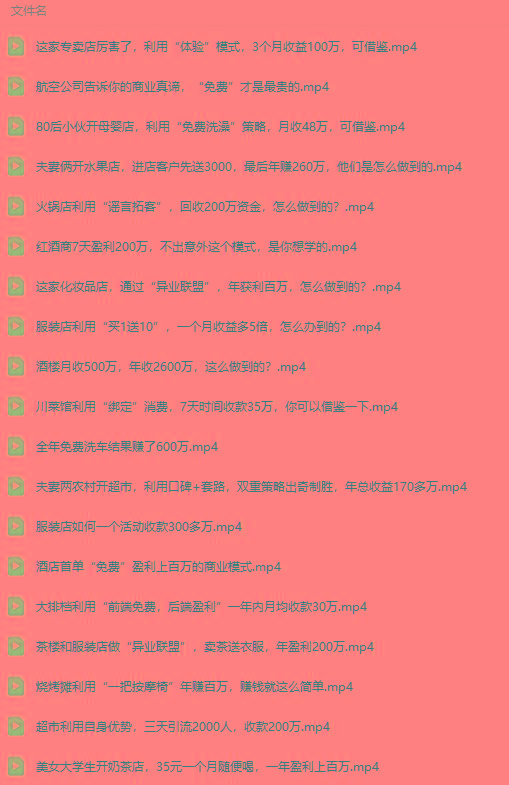 图片[5]-(9607期)真实有效391套商业模式，年入几十到几百万案例解析(电子书+视频+图文)-Ai创业网