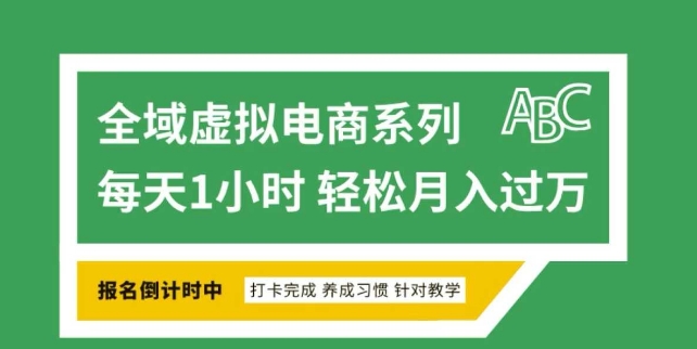 全域虚拟电商变现系列，通过平台出售虚拟电商产品从而获利-Ai创业网