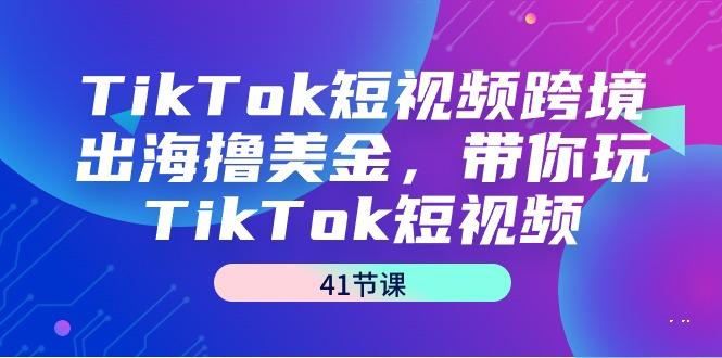 TikTok短视频跨境出海撸美金，带你玩TikTok短视频(41节课)-Ai创业网