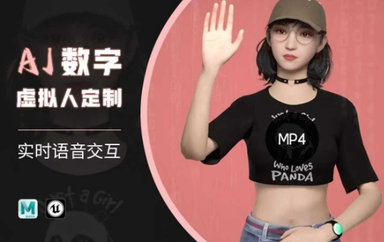 Ai数字人虚拟(智能体)实时语音交互特训营，​自行定制超写实角色AI数字人交互技术-Ai创业网
