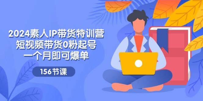 2024素人IP带货特训营，短视频带货0粉起号，一个月即可爆单(156节-Ai创业网