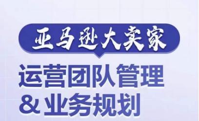 亚马逊大卖家-运营团队管理&业务规划，为你揭秘如何打造超强实力的运营团队-Ai创业网