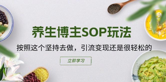 养生博主SOP玩法，按照这个坚持去做，引流变现还是很轻松的-Ai创业网
