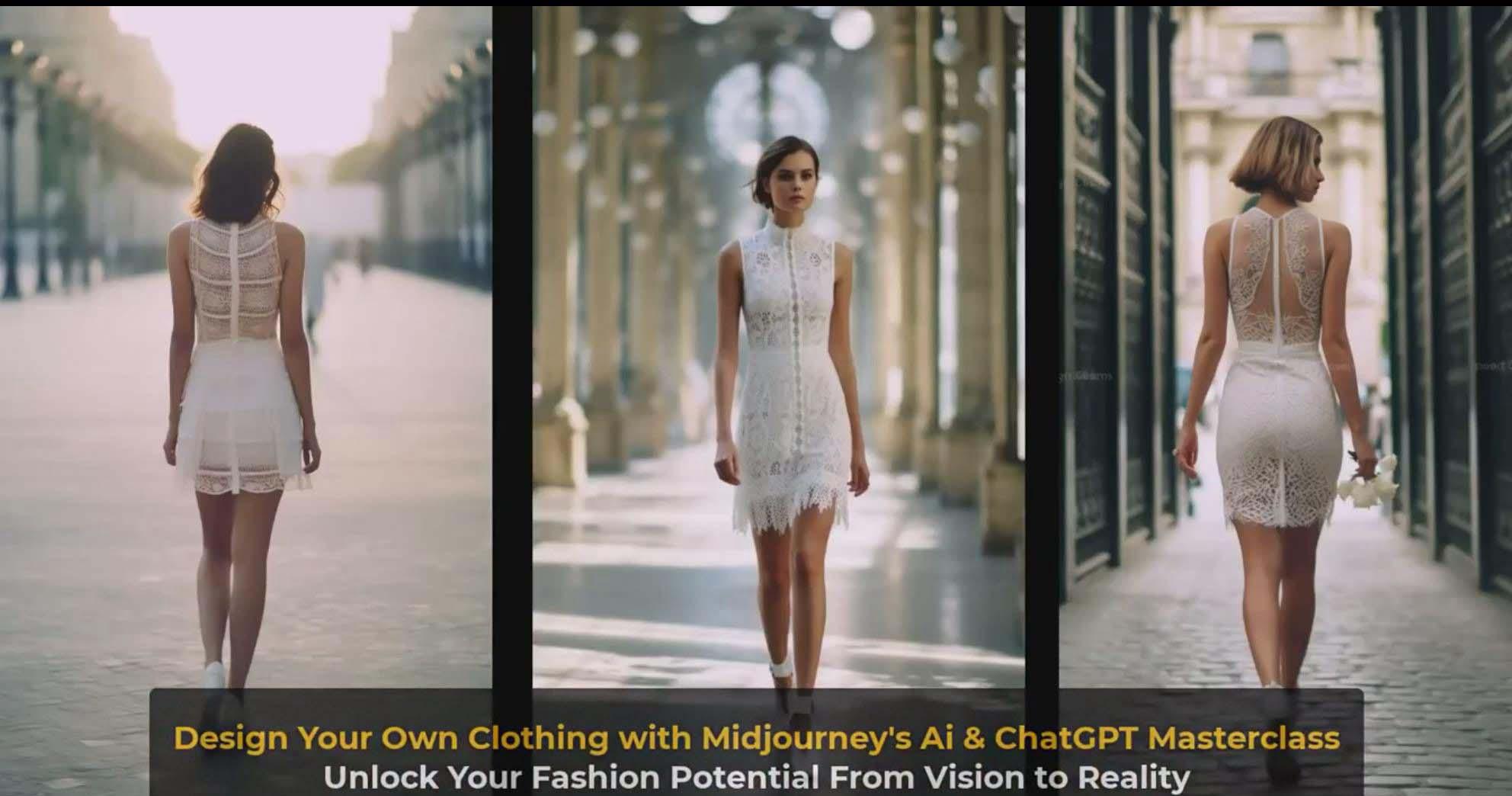 图片[2]-利用 Midjourneys Ai 人工智能设计自己的服装AI大师班-10节课-中英字幕-Ai创业网