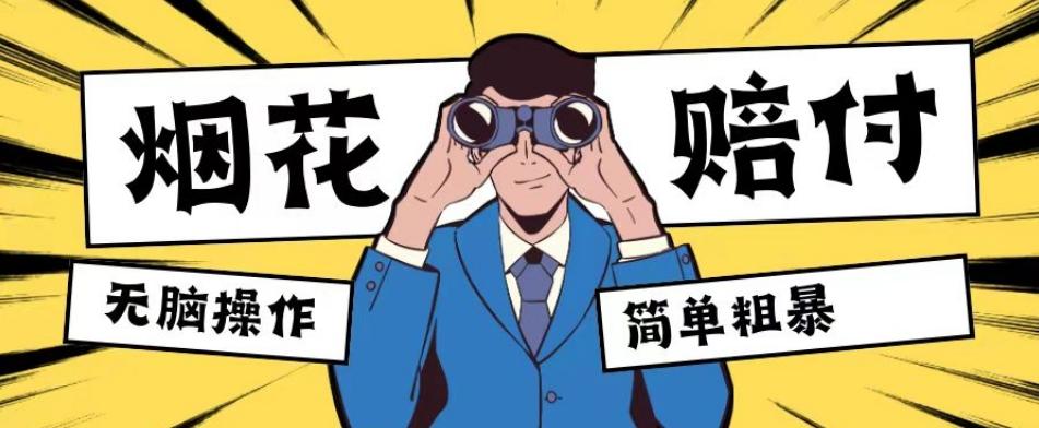 最新蓝海玩法，烟花爆竹赔付，单订单赔付200-500无脑操作【仅揭秘】-Ai创业网