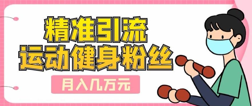 精准引流运动健身粉丝，轻松月入几万-Ai创业网