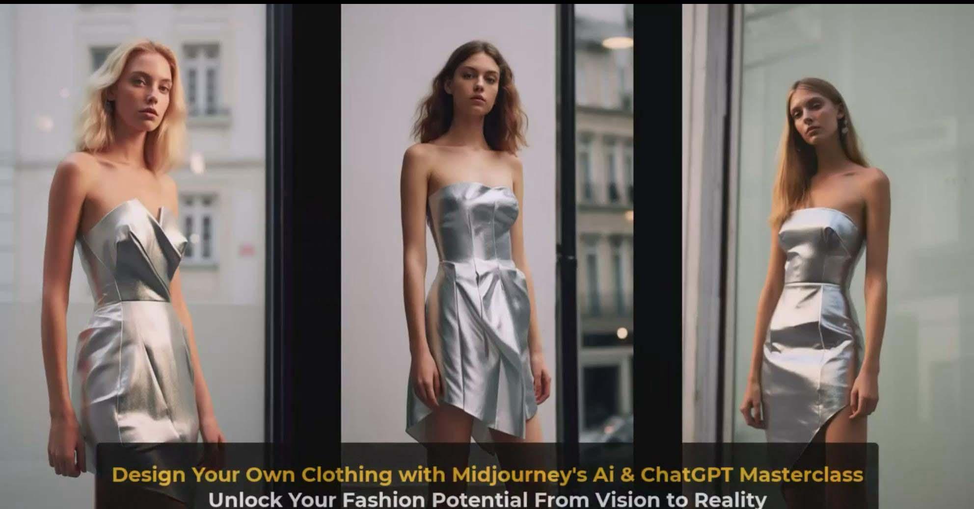 图片[8]-利用 Midjourneys Ai 人工智能设计自己的服装AI大师班-10节课-中英字幕-Ai创业网