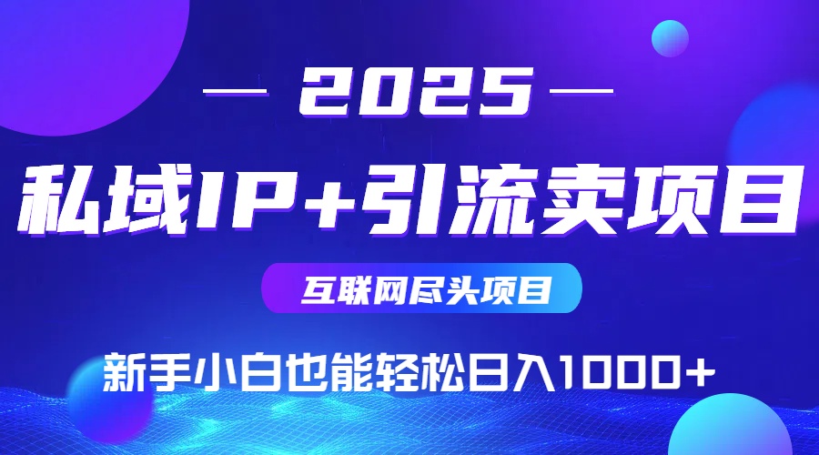 私域IP+卖项目，普通人小白也能轻松实现日入1000+-Ai创业网