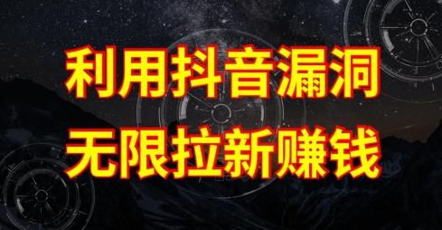 利用抖音链接漏洞，无限拉新赚钱【漏洞原理+操作流程】【揭秘】-Ai创业网