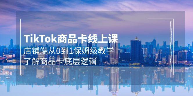 (9843期)Tk商品卡线上课，店铺端从0到1保姆级教学，了解商品卡底层逻辑(20节)-Ai创业网