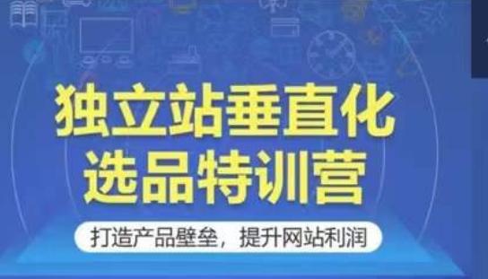 独立站垂直化选品特训营，打造产品壁垒，提升网站利润-Ai创业网