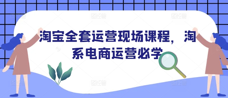 淘宝全套运营现场课程，淘系电商运营必学-Ai创业网