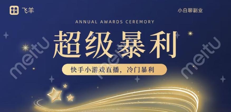 快手官方暴利冷门小游戏无人直播，小白一台电脑即可操作，轻松月入10w+-Ai创业网