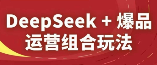 DeepSeek+爆品运营组合玩法，2025淘系精品课-Ai创业网