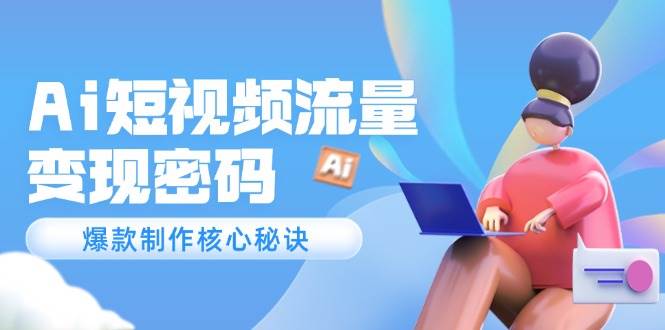 Ai短视频流量密码，爆款制作核心秘诀，120万案例深度解析-Ai创业网