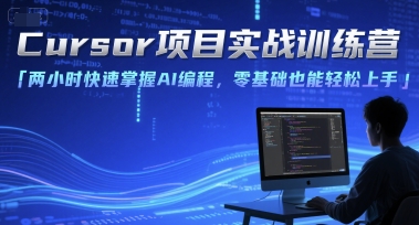Cursor项目实战训练营，两小时快速掌握AI编程，零基础也能轻松上手-Ai创业网