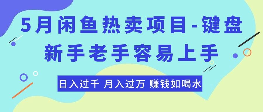 最新闲鱼热卖项目-键盘，新手老手容易上手，日入过千，月入过万，赚钱...-Ai创业网