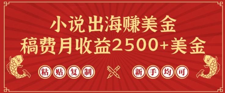 小说出海赚美金，稿费月收益2500+美金，仅需chatgpt粘贴复制，新手也能玩转【揭秘】-Ai创业网