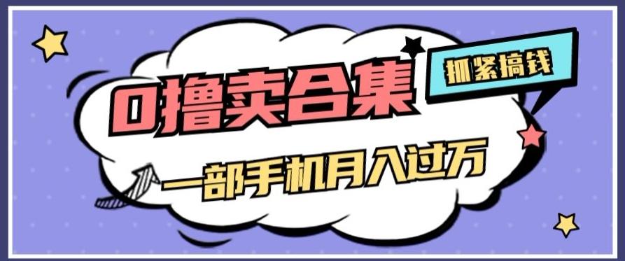 0撸项目月入过万，售卖全套ai工具合集，一单29.9元，一部手机即可【揭秘】-Ai创业网