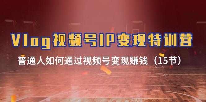 Vlog 视频号IP变现特训营，普通人如何通过视频号变现赚钱(15节-Ai创业网