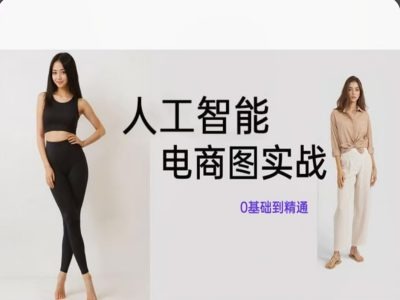 人工智能SD电商图实战，ai绘图0基础到精通-Ai创业网