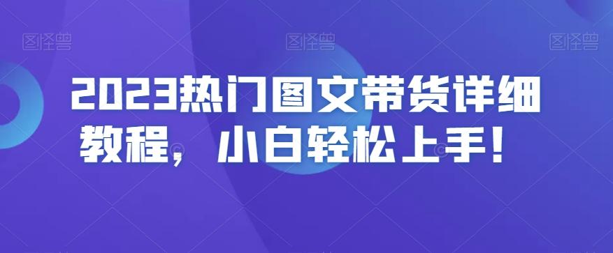 2023热门图文带货详细教程，小白轻松上手！-Ai创业网