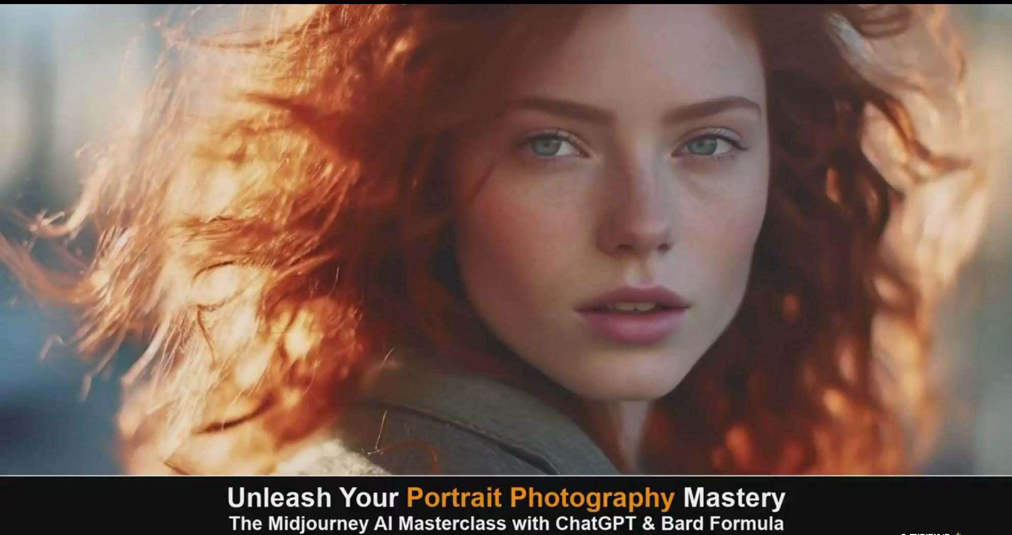 图片[2]-(9312期)Midjourney v5 ChatGPT 和 Bard AI人工智能人像摄影大师班-15节-中英字幕-Ai创业网