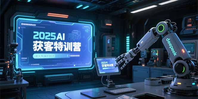 2025AI获客特训营，AI图文视频全制作，deepseek工具实操教学-Ai创业网
