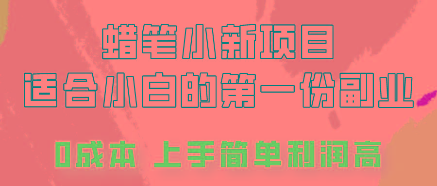 蜡笔小新项目拆解，0投入，0成本，小白一个月也能多赚3000+-Ai创业网