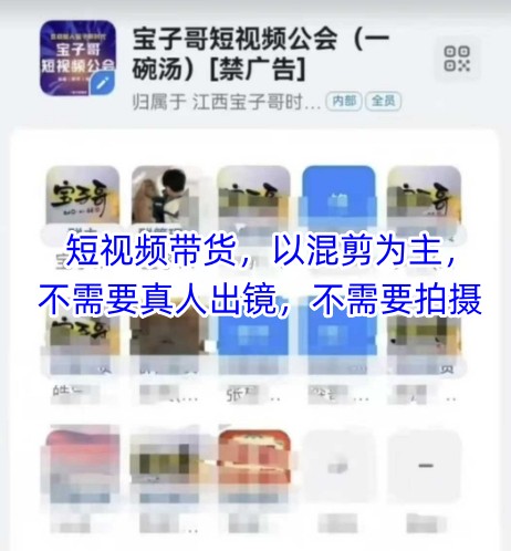 宝子哥头部团队短视频带货，以混剪为主，不需要真人出镜，不需要拍摄【更新】-Ai创业网